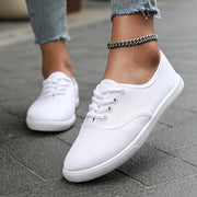 Demi | Classic Lace-Up Canvas Trainers