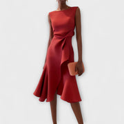 ARIANA | PLEATED MIDI DRESS