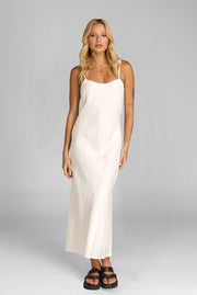 Bow | Bias Cut Bow-Strap Maxi Dress