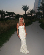 Fiona | Women's Sleeveless Floral BodyCon Maxi Summer Dress