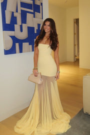 Melody | Women's Strapless Maxi Wedding Guest Dress