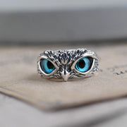 SILVER OPAL ADJUSTABLE RING