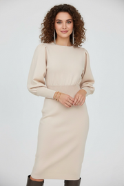 Celeste | Classy Balloon Sleeve Dress