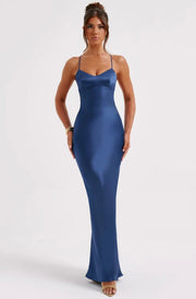 Macie | Fluid Body-Skimming Fit Sweetheart Maxi Gown