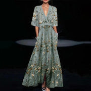 SOPHIA | ELEGANT EVENING DRESS WITH FLORAL PATTERN