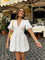 Melanie | Flowy Carefree Golden Hour Romantic Mini Dress