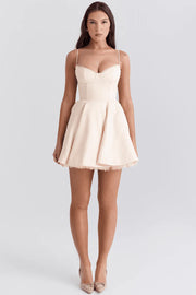 Eléora Short Dress - Ivory