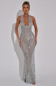 Noé Sequin with Halterneck | Maxi Dress