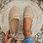 Faye | Perforated Slip-On Comfort Loafers